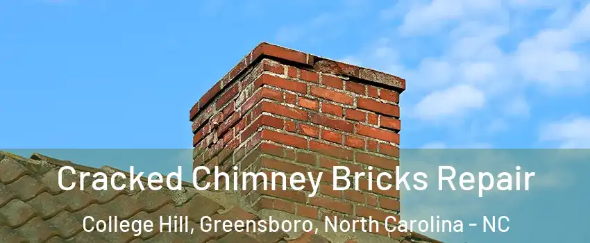 Cracked Chimney Bricks Repair College Hill, Greensboro, North Carolina - NC