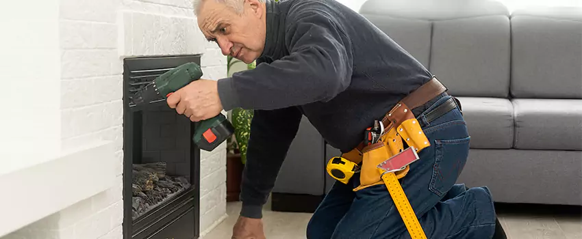New Indoor Fireplace Installation in College Hill, Greensboro, North Carolina, North Carolina