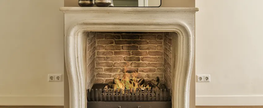 Vintage-style Fireplace Redesign in College Hill, Greensboro, North Carolina, North Carolina