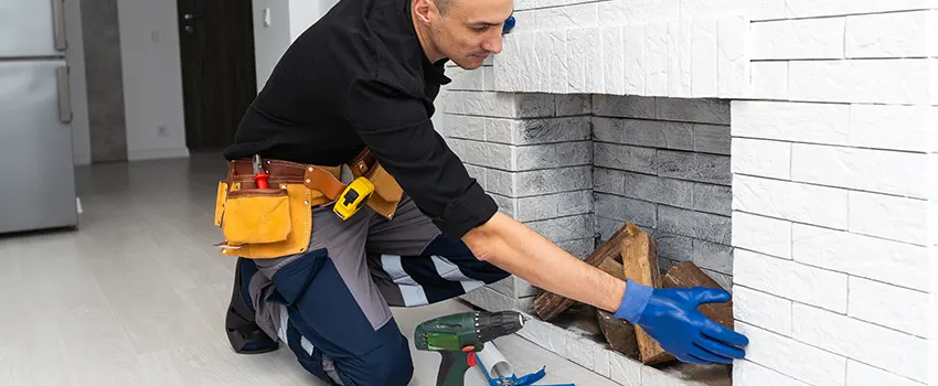 Fireplace Damaged Damper Frame Repair Services in College Hill, Greensboro, North Carolina, North Carolina