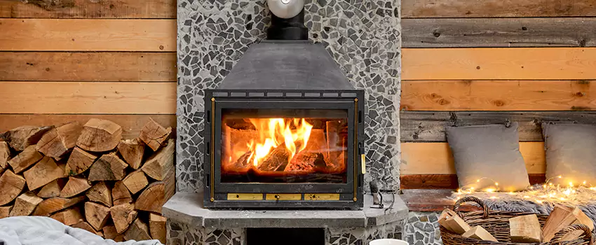 Outdoor Morso Fireplace Broken Screen Replacement in College Hill, Greensboro, North Carolina, NC