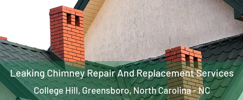 Leaking Chimney Repair And Replacement Services College Hill, Greensboro, North Carolina - NC