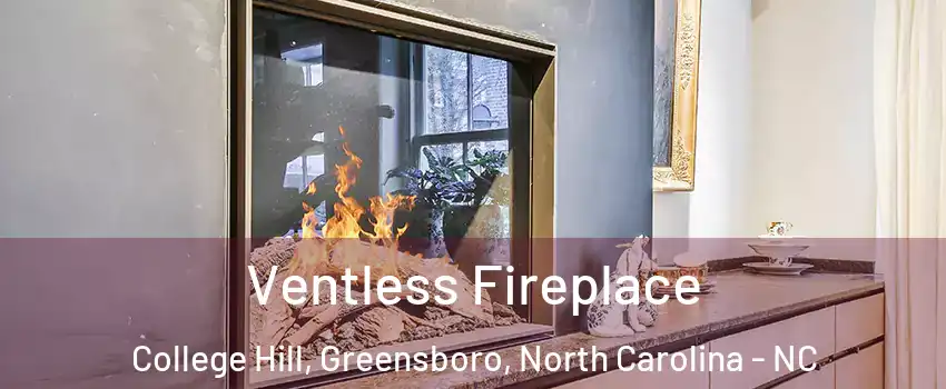 Ventless Fireplace College Hill, Greensboro, North Carolina - NC